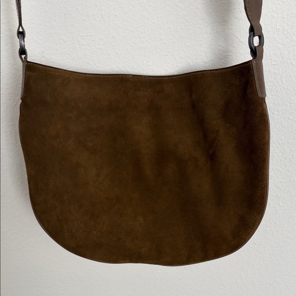 Joey Wolffer Suede Hobo Shoulder bag with Pewter and Stone inlay. - Picture 2 of 12